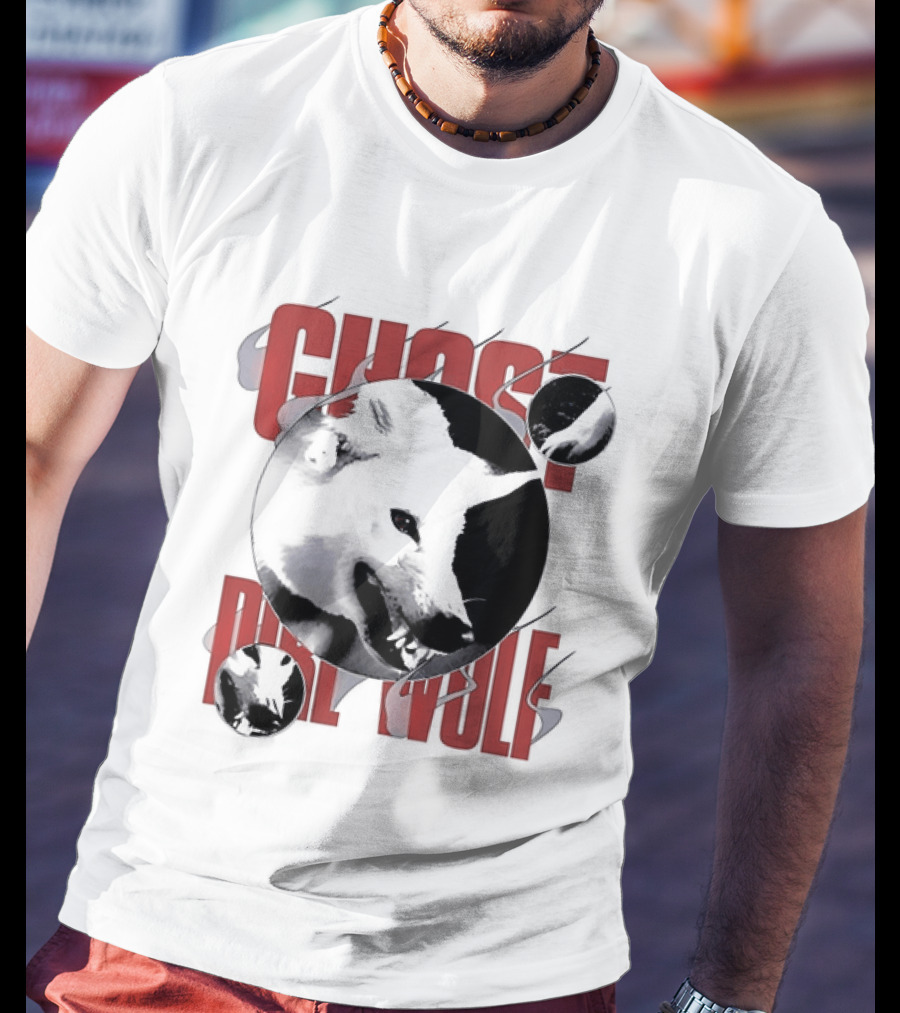 Ghost Dire Wolf Game Of Thrones Fan T-Shirt