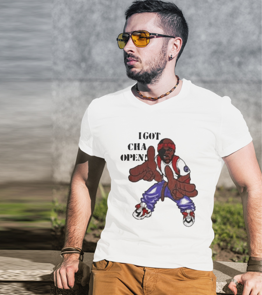 I Got Cha Opin Cartoon Character Graphic Hip Hop T-Shirt