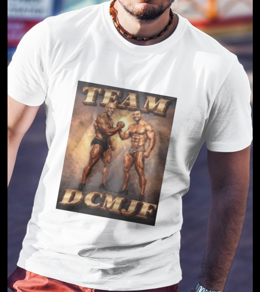 TEAM DCMJF Bodybuilders Flexing Muscles Together T-Shirt