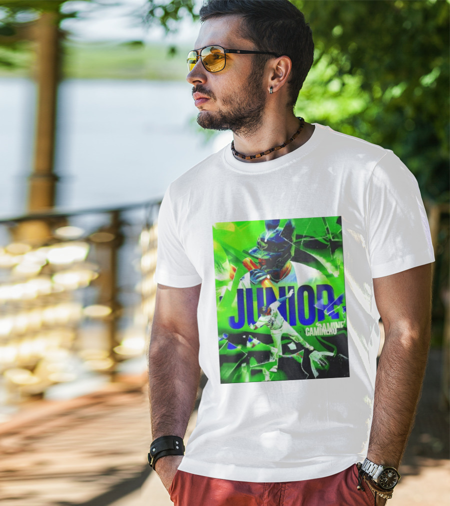 Junior Caminero Tampa Bay Rays La Maxima Baseball Legend T-Shirt