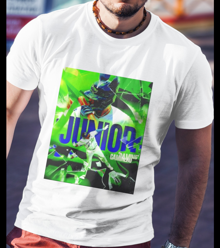 Junior Caminero Tampa Bay Rays La Maxima Baseball Legend T-Shirt