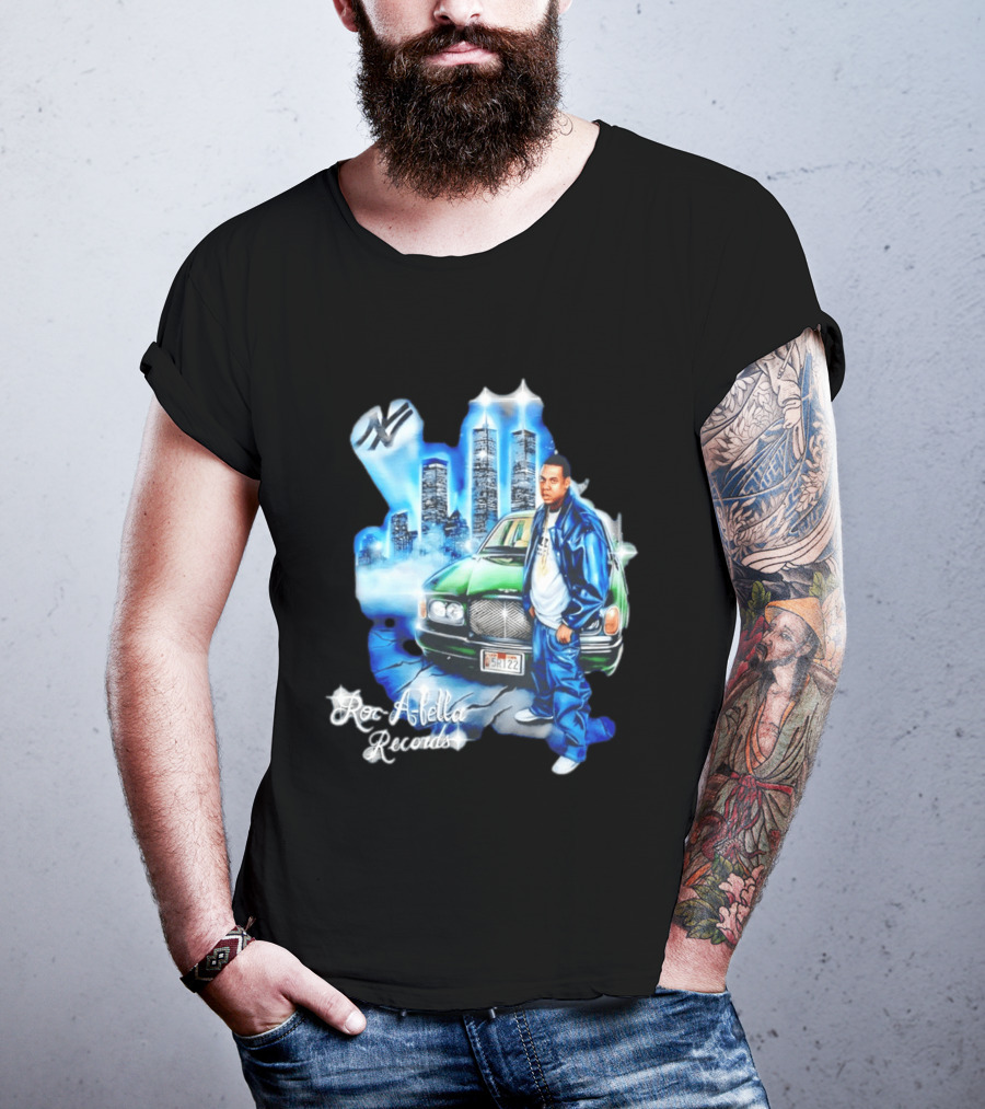 Roc A Fella Records Jay Z Bentley Twin Towers T-Shirt