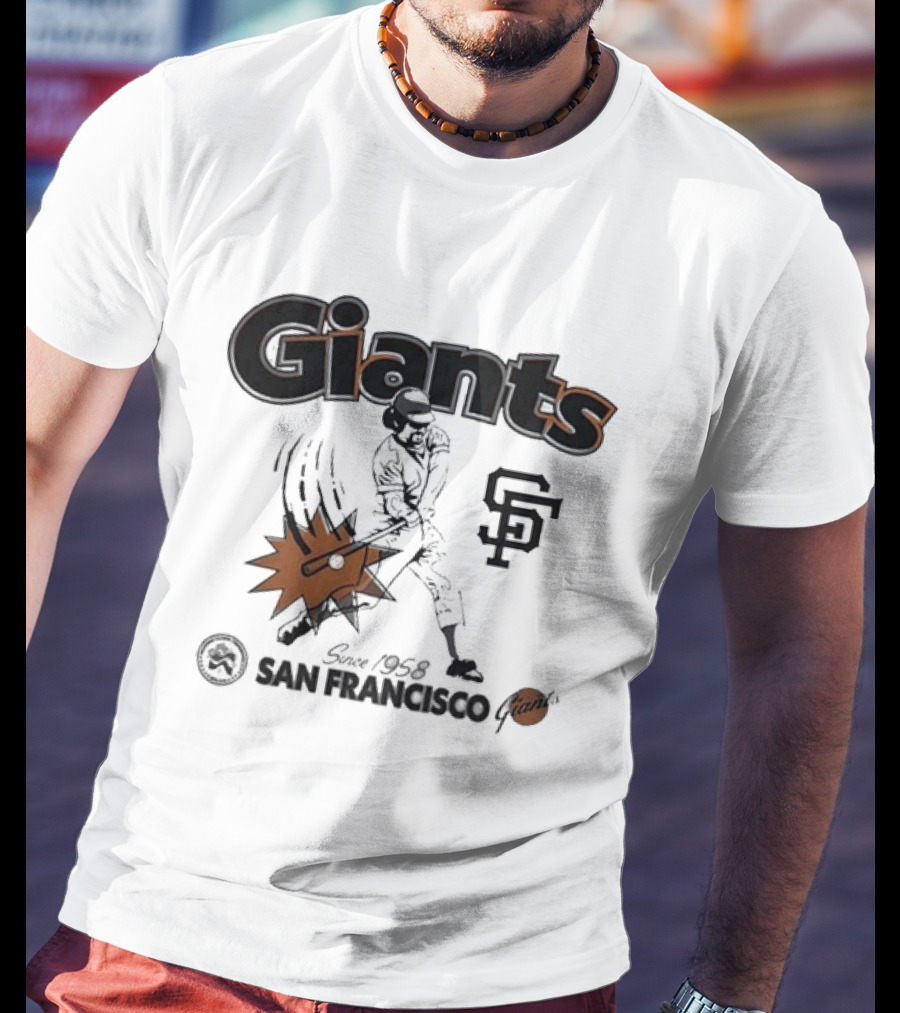 San Francisco Giants Since 1958 National League Centennial Baseball Giants SF T-Shirt