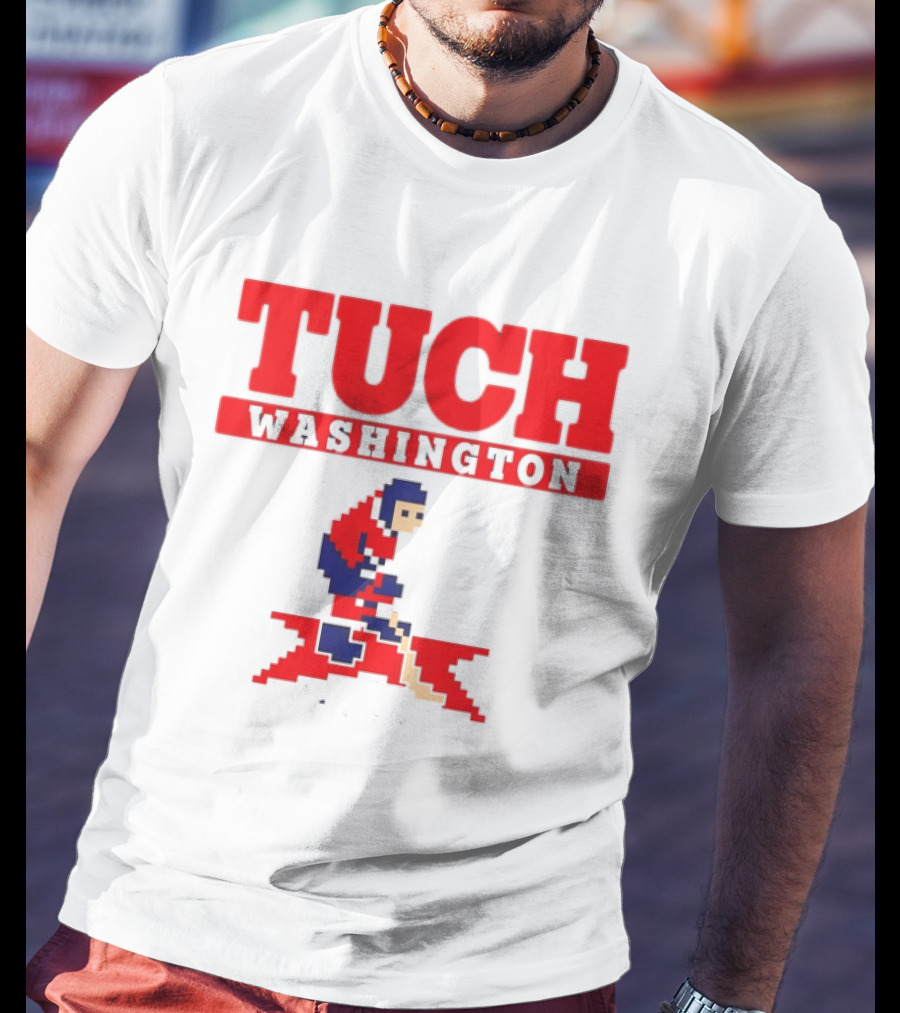 Tuch Washington 89 RW Retro Hockey Pixel T-Shirt