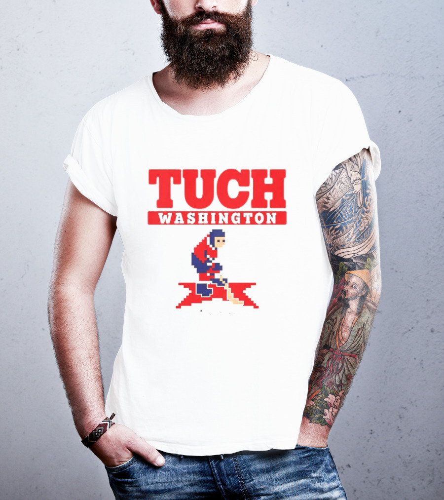 Tuch Washington 89 RW Retro Hockey Pixel T-Shirt