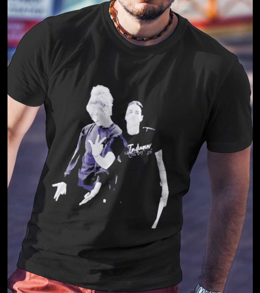Caitlin Clark Sophie Cunningham Black White Photo And Indecisive T-Shirt