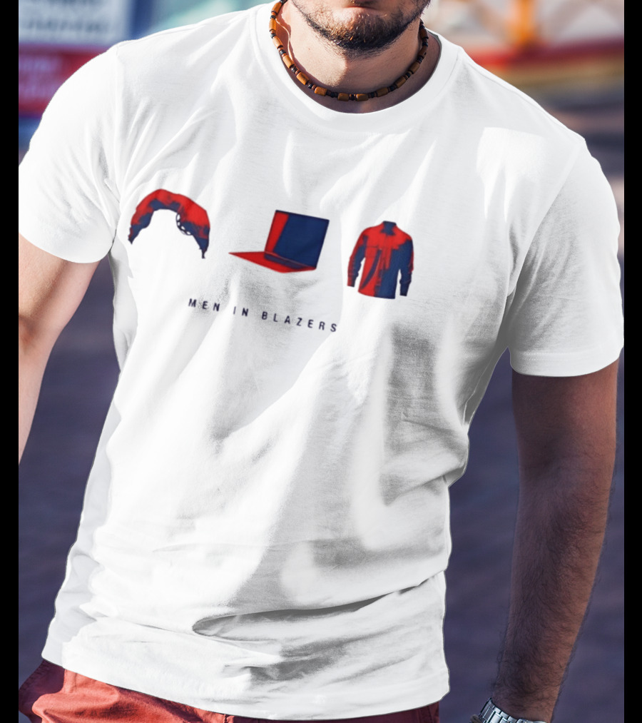 Men In Blazers Hairpiece Laptop Jacket T-Shirt