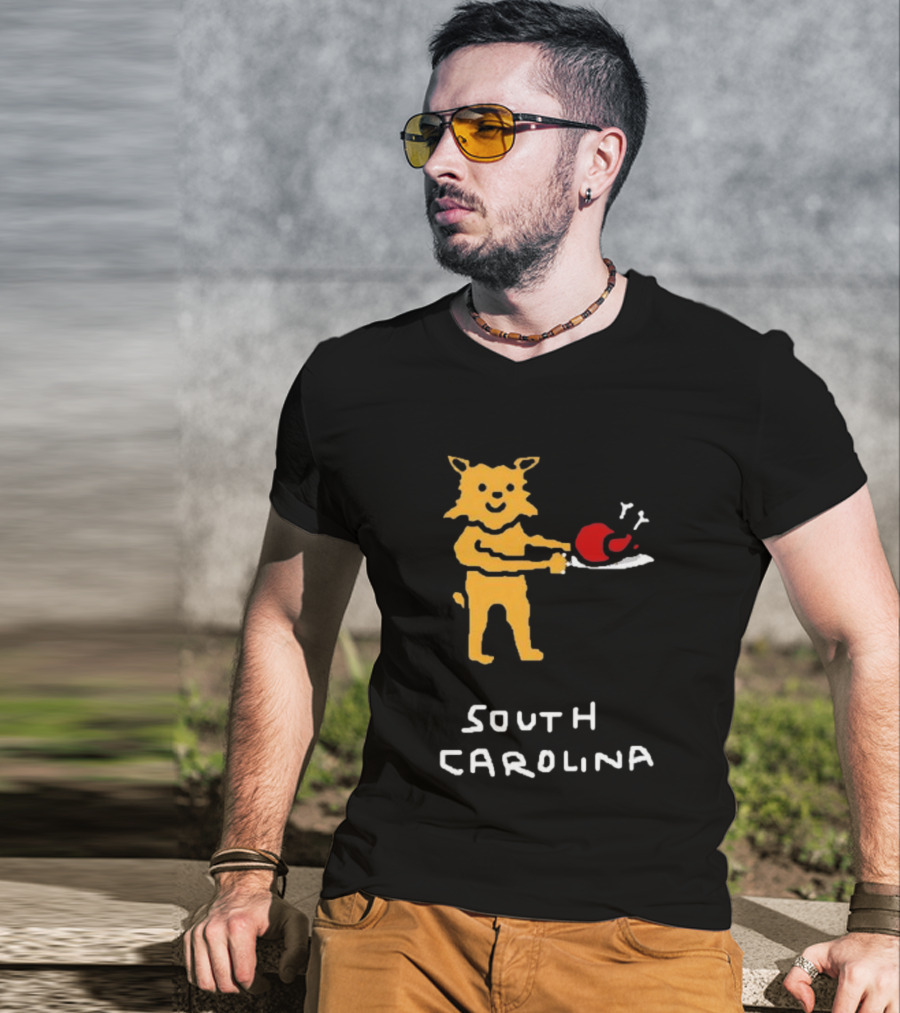 South Carolina Gamecocks 2026 27 SEC Football Schedule Cartoon T-Shirt