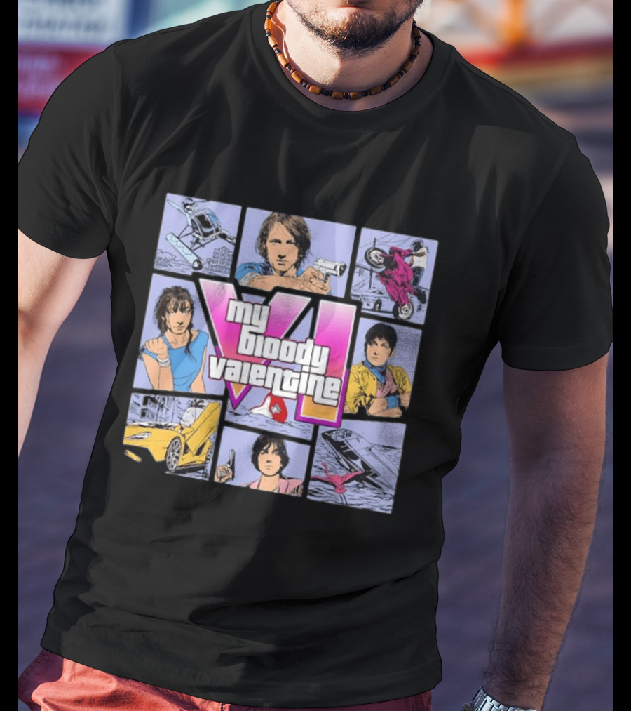 My Bloody Valentine VI Grand Theft Auto T-Shirt
