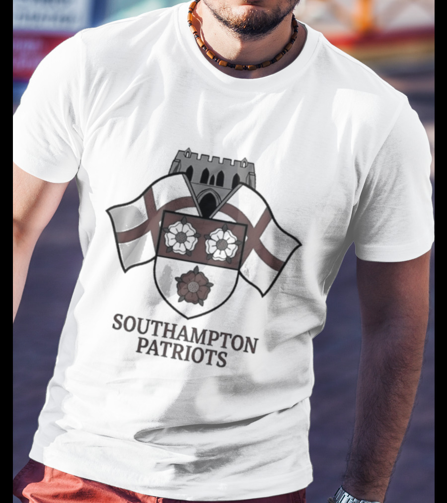 Southampton Patriots Emblem Celebrating Henry Nowak Legacy T-Shirt