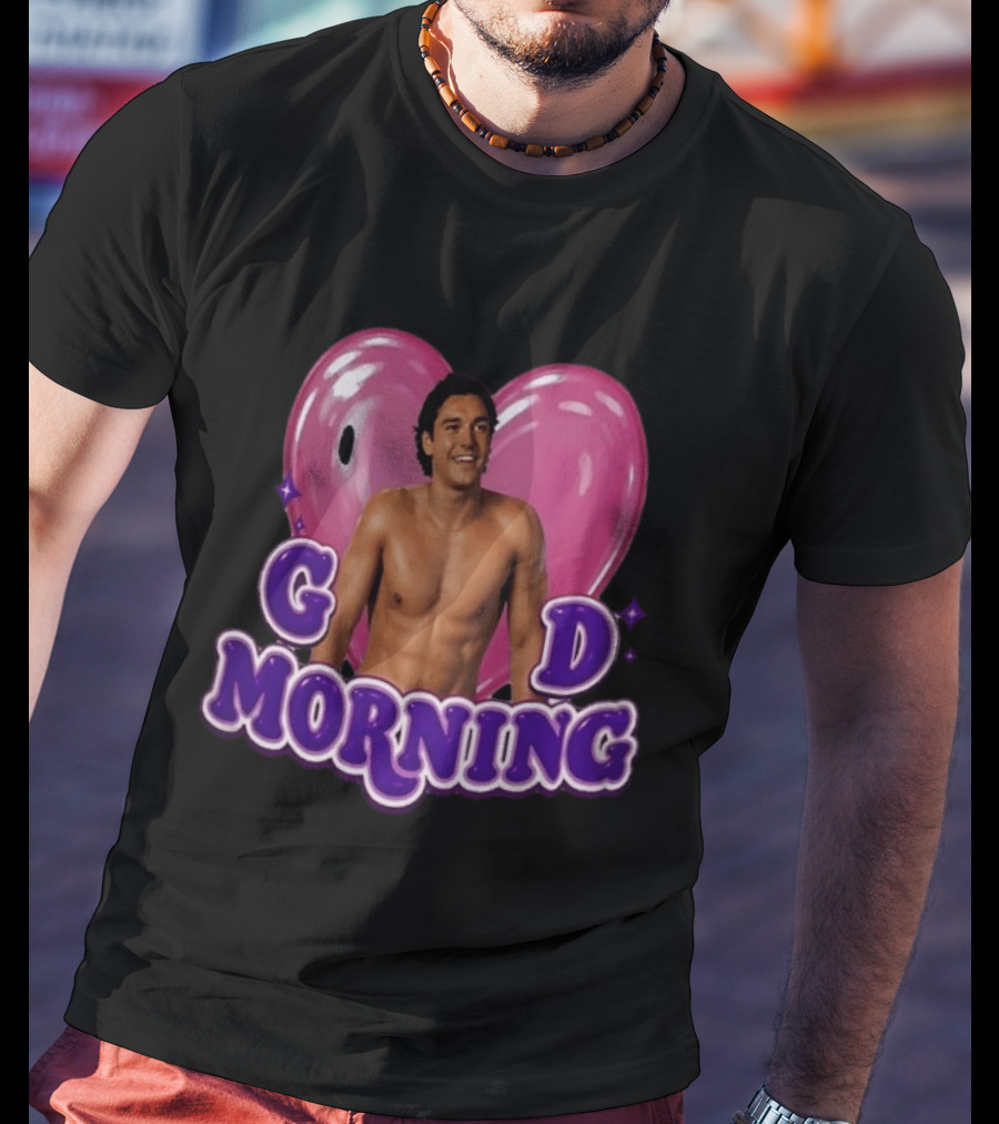 Garrett Graham Good Morning Off Campus Briar U Pink Heart T-Shirt