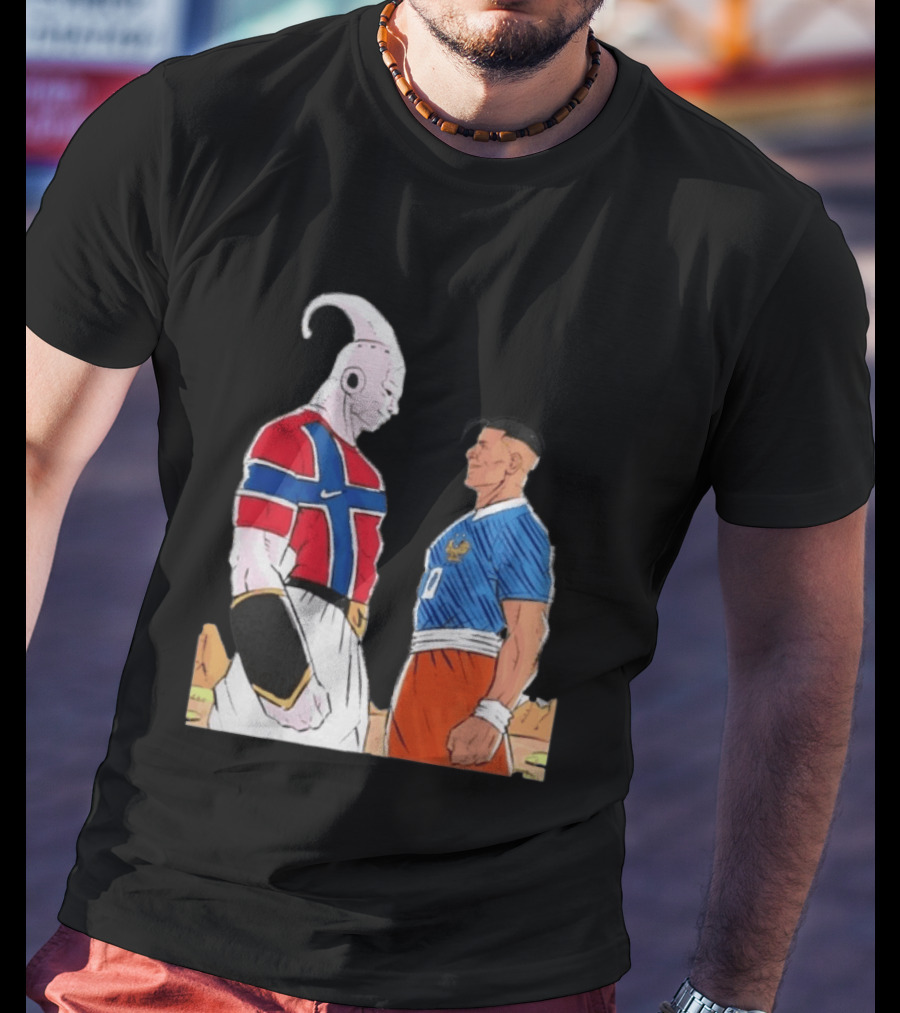 Norway Haaland Versus Mbappe France Dragon Ball Z T-Shirt