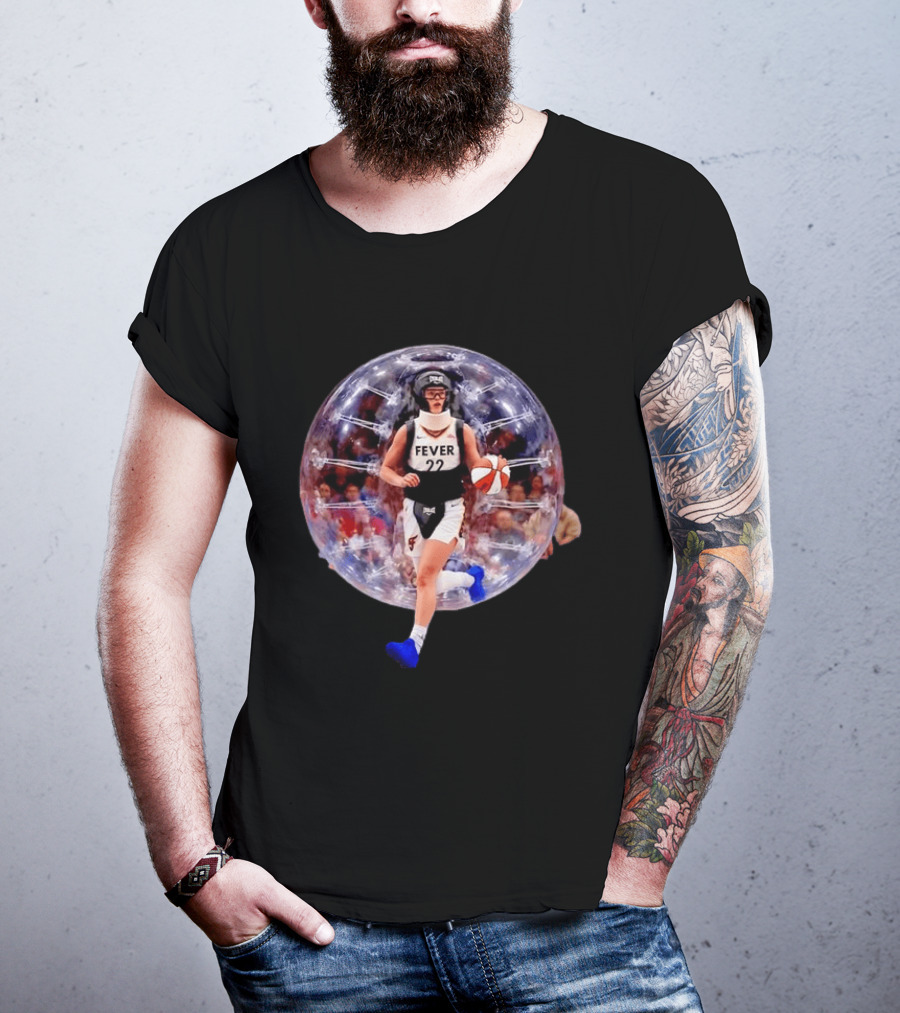 Caitlin Clark Indiana Fever Zorbing Body Ball Sports Fan Novelty T-Shirt