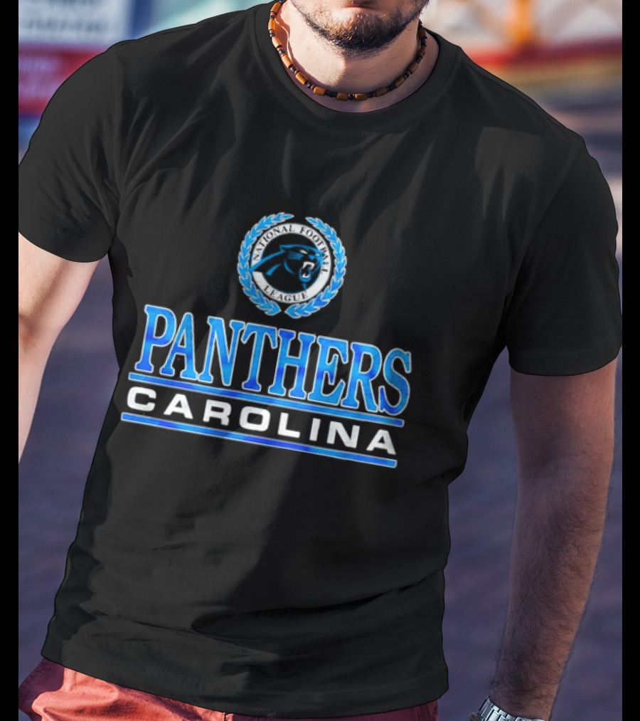 Carolina Panthers Blue Emblem Crest T-Shirt