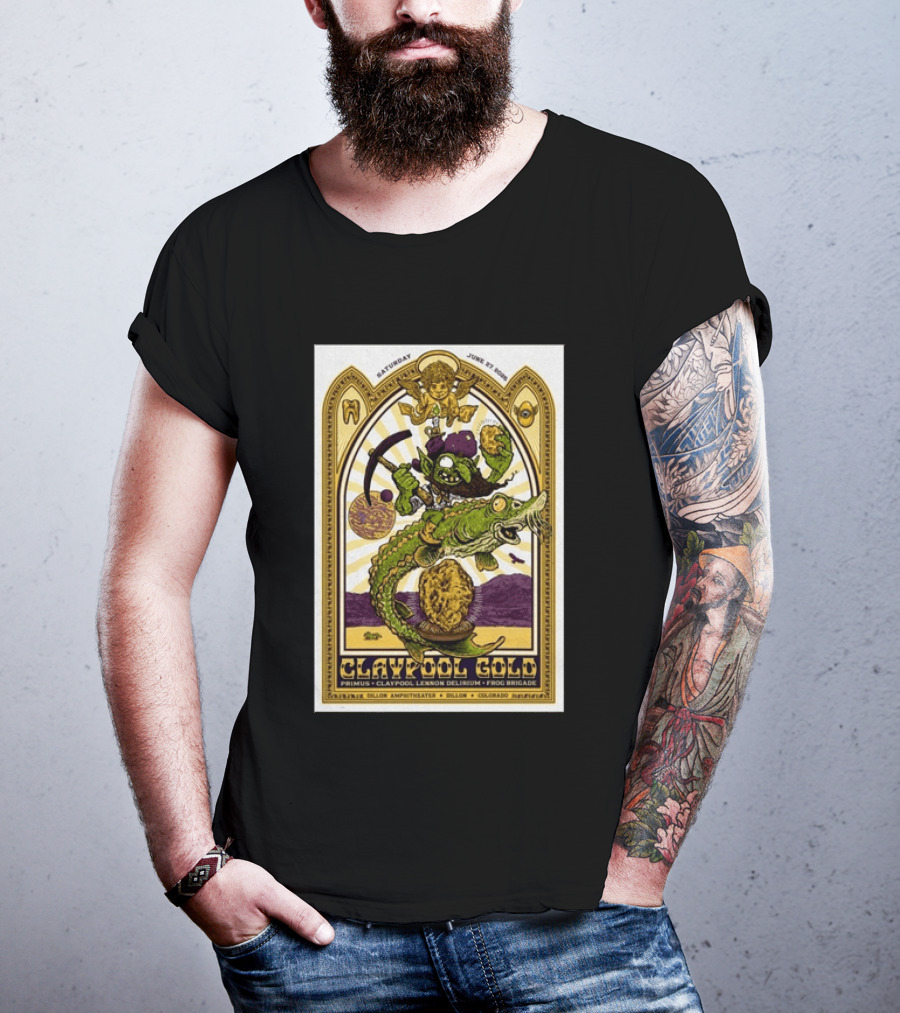 Primus Claypool Lennon Delirium Frog Brigade Dillon Amphitheater June 27 2026 T-Shirt