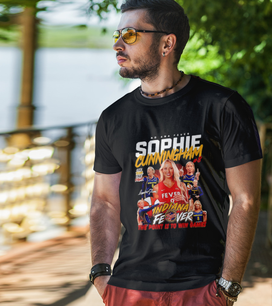 Sophie Cunningham Indiana Fever One Team One Fight The Point Is To Win Games T-Shirt
