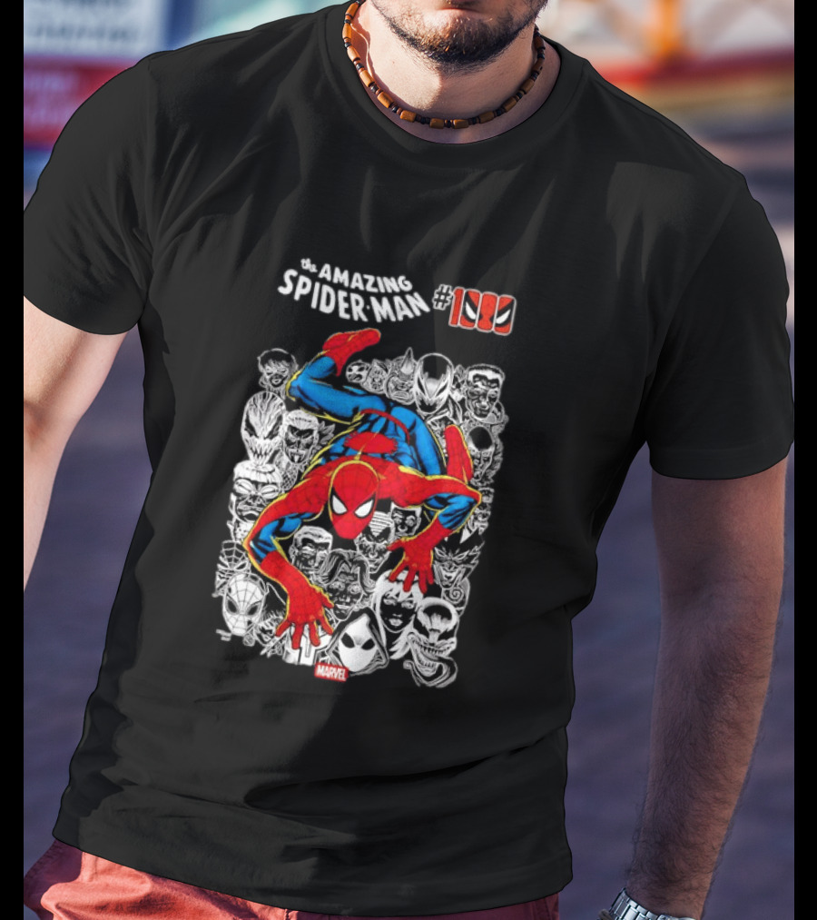 Amazing Spider Man 1000 Villains Marvel Collection T-Shirt