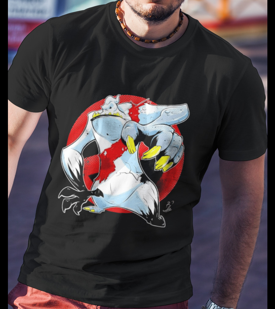Stay Puft Marshmallow Man Angry Kaiju Ghostbusters Monster Claws T-Shirt