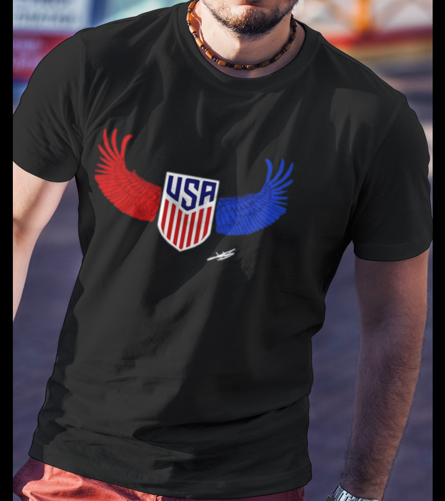 USA Wings Shield United States Men National Team T-Shirt