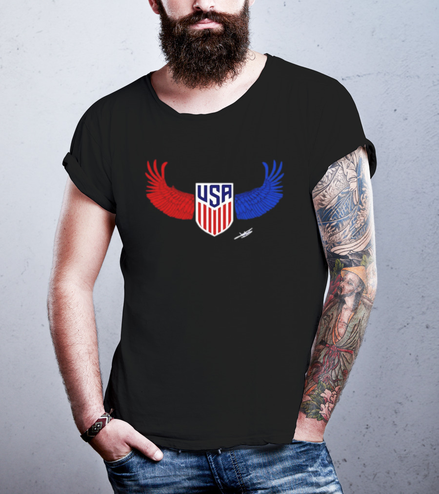 USA Wings Shield United States Men National Team T-Shirt