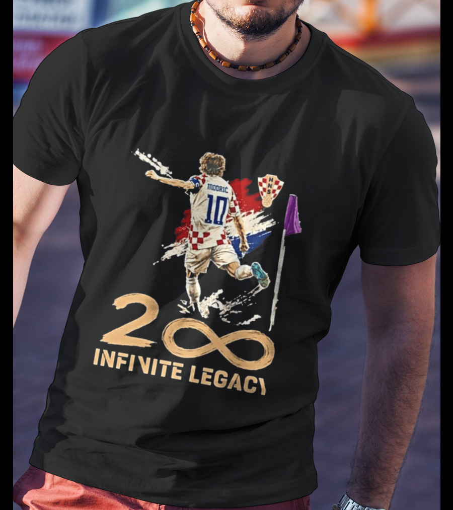 Luka Modric Croatia National Team 200 Infinite Legacy 10 T-Shirt
