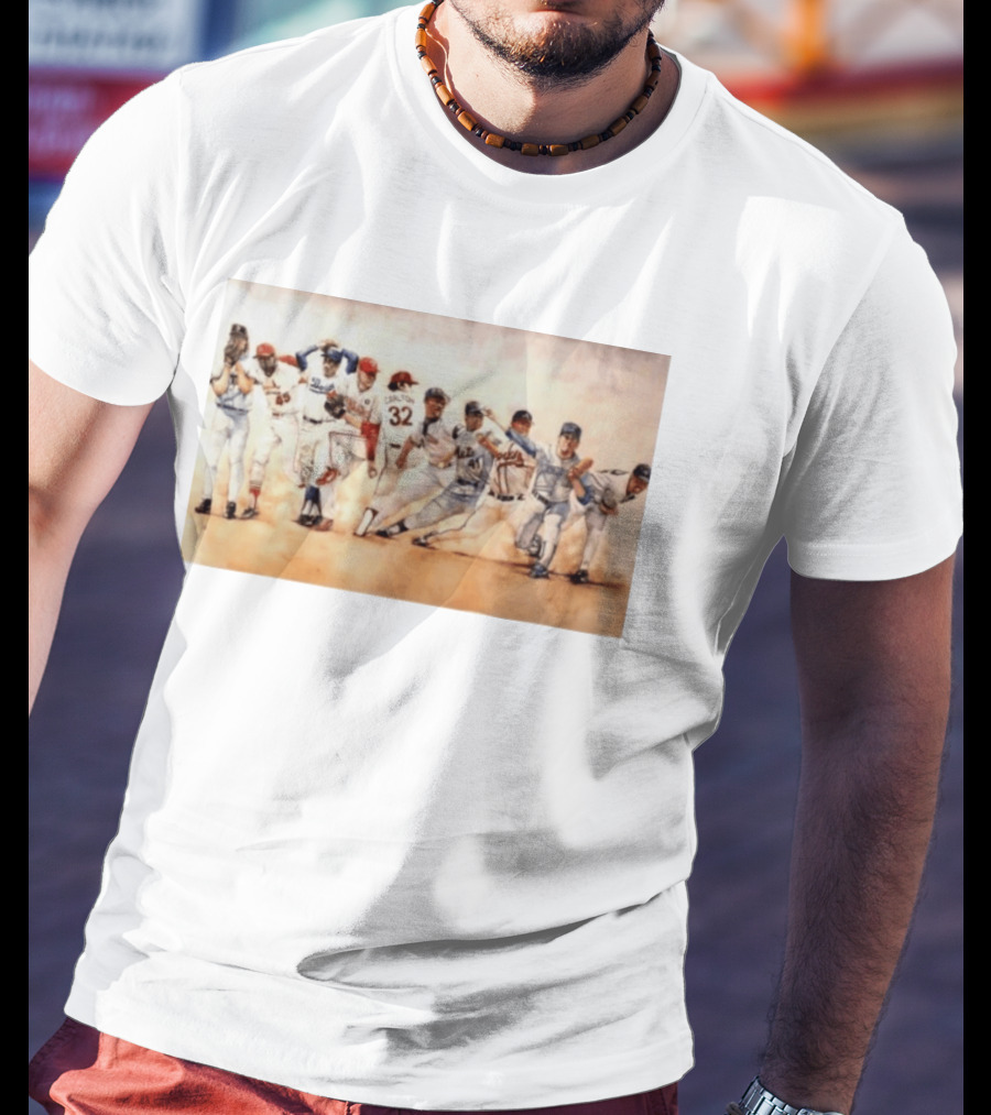 Carlton 32 Philadelphia Baseball Legend MLB Players Painting T-Shirt