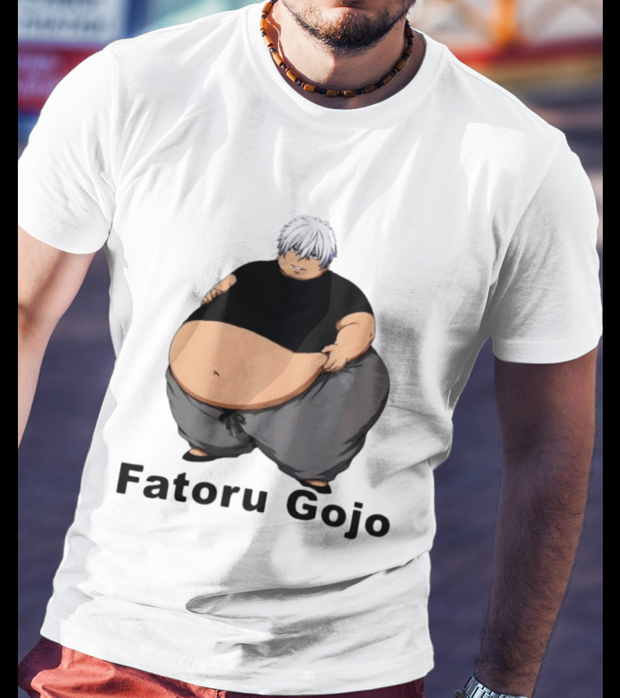 Satoru Gojo Jujutsu Kaisen Fatoru Gojo Meme Character Fan Favorite Humor T-Shirt