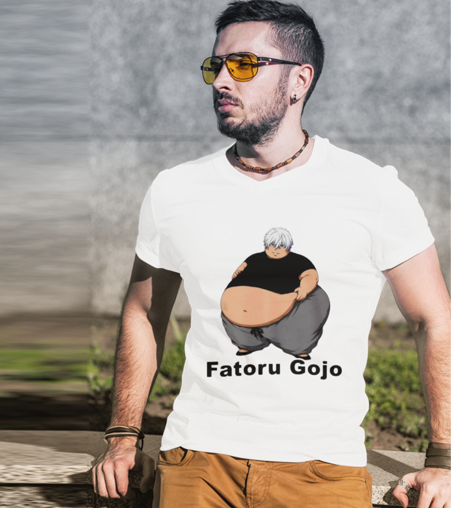 Satoru Gojo Jujutsu Kaisen Fatoru Gojo Meme Character Fan Favorite Humor T-Shirt