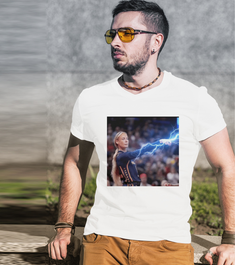 Sophie Cunningham Lightning Power Basketball Stars T-Shirt