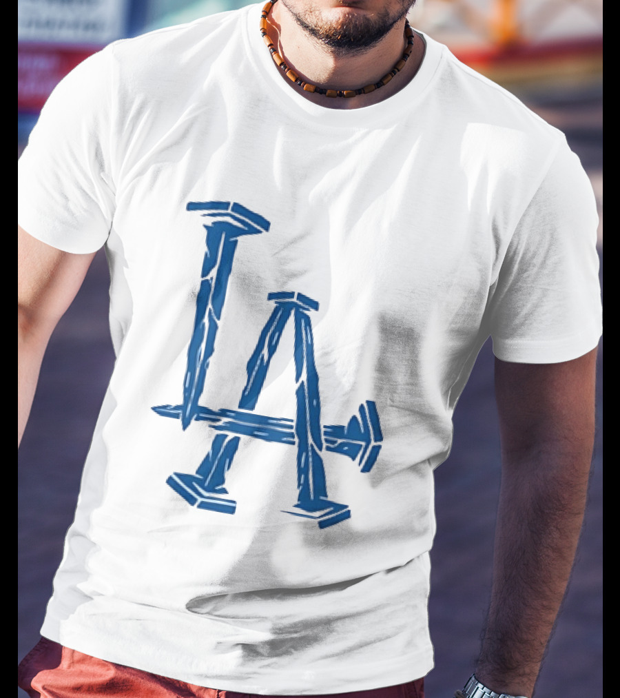 Los Angeles Dodgers LA Nails Baseball Team T-Shirt