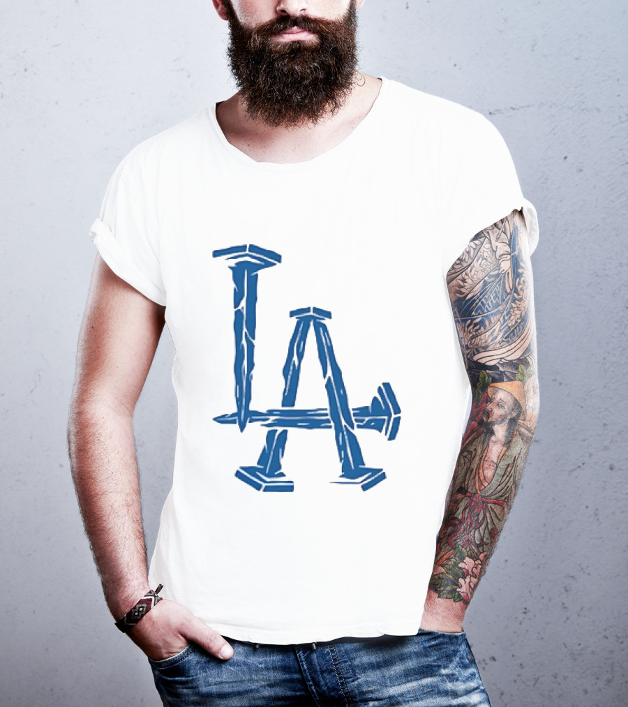 Los Angeles Dodgers LA Nails Baseball Team T-Shirt