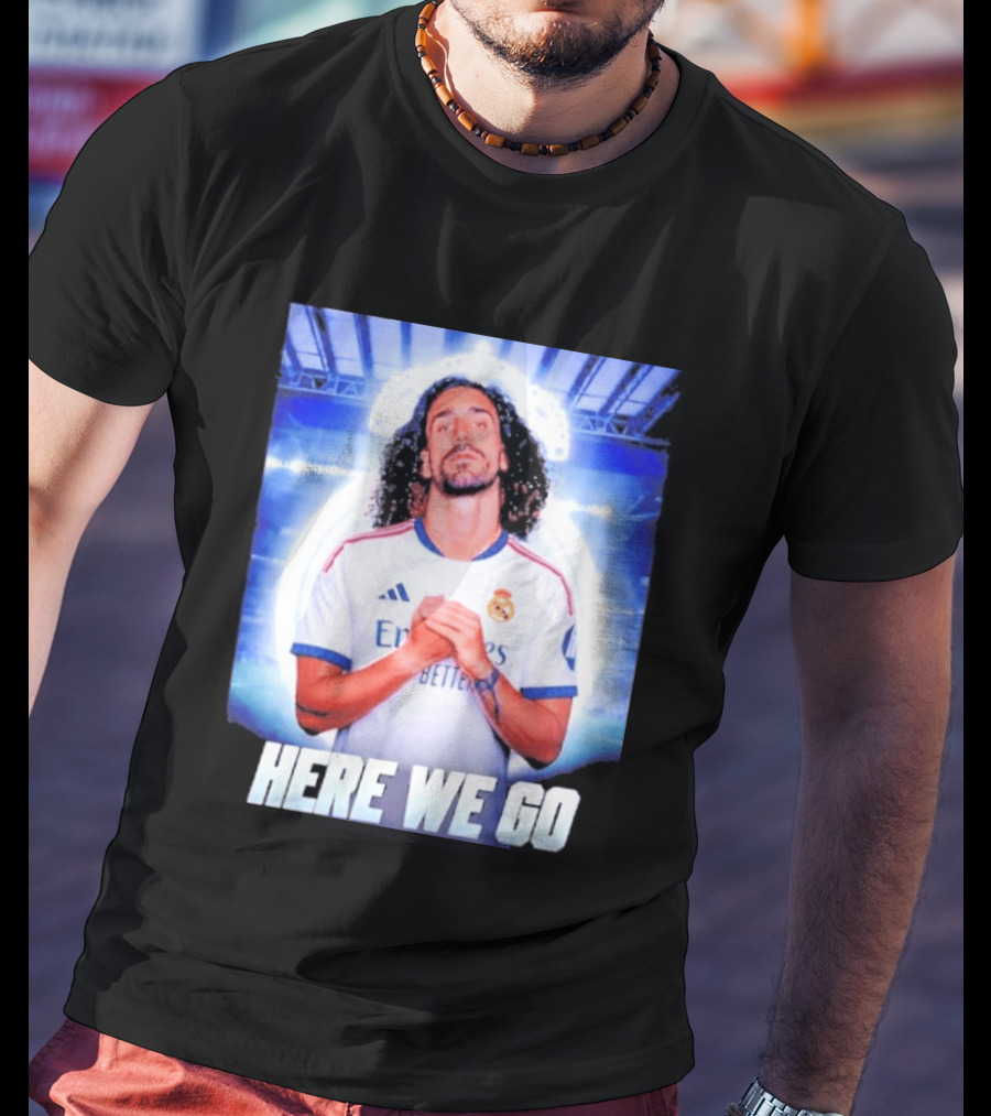 Real Madrid Transfer News Marc Cucurella Here We Go T-Shirt