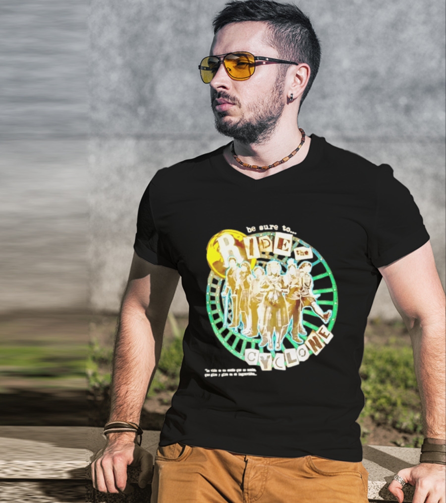 Be Sure To Ride The Cyclone Musical Cast T-Shirt