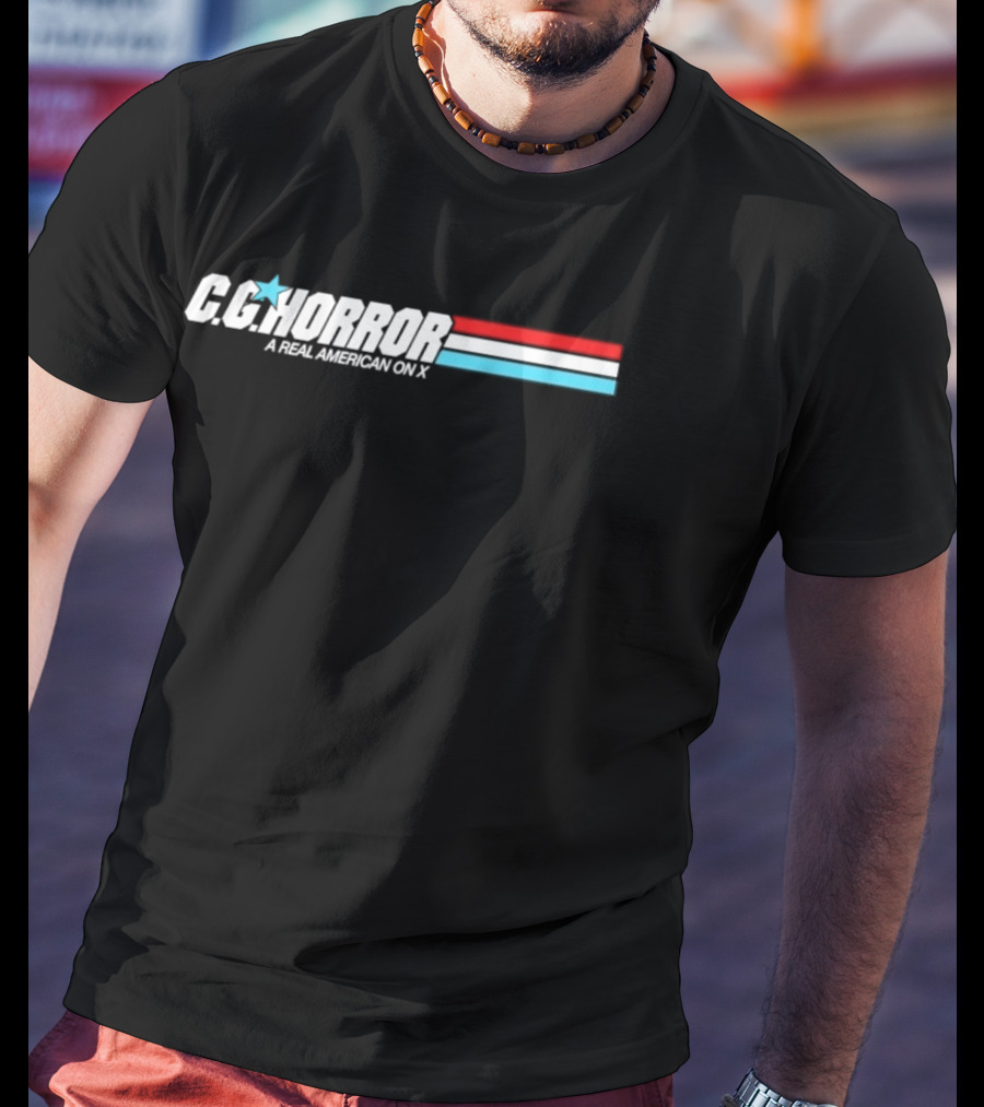 CG Horror A Real American On X G I Joe Retro Star T-Shirt
