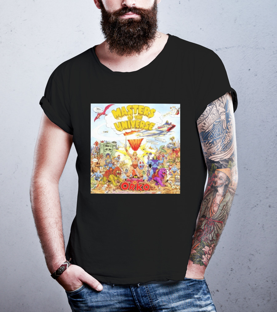 He Man Skeletal Orko Masters Of The Universe Vintage Comic Scene T-Shirt