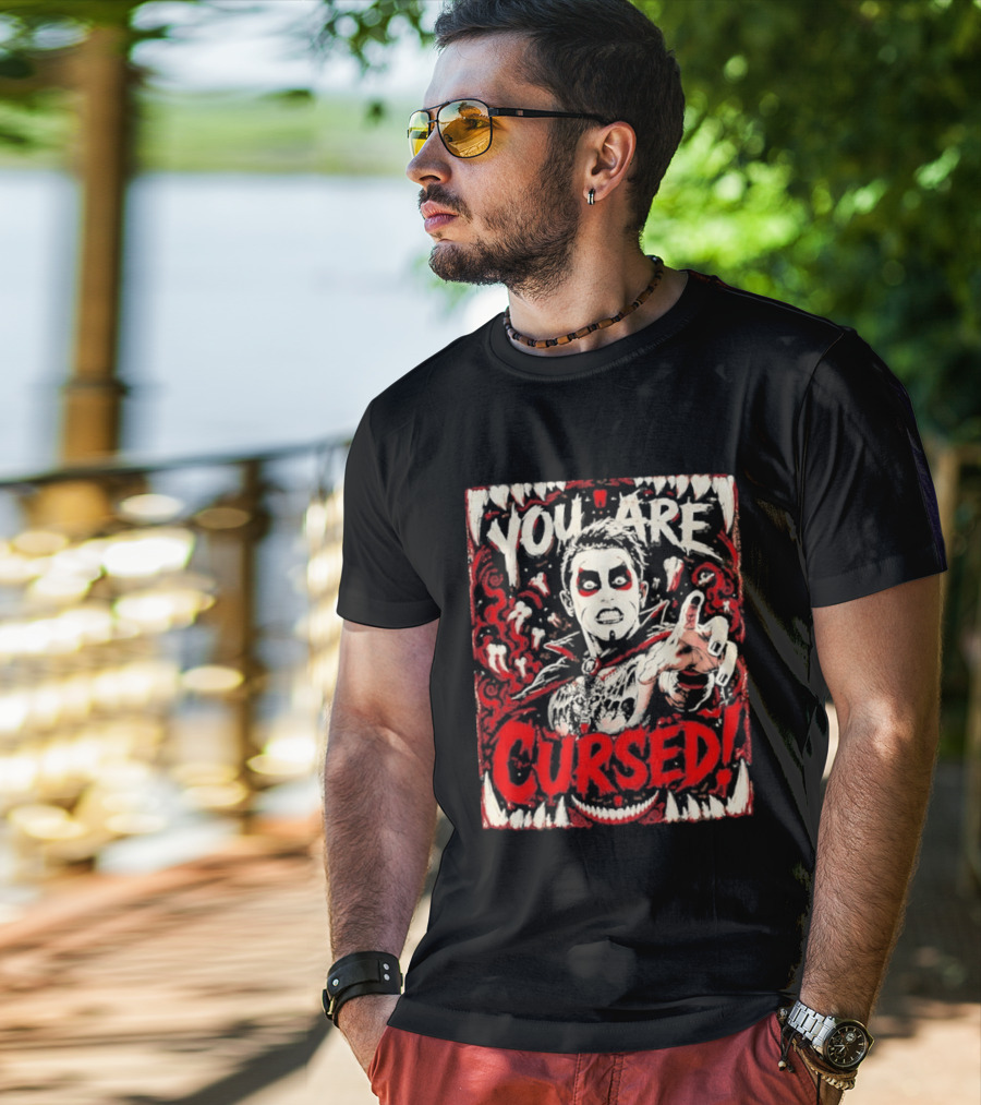 Danhausen You Are Cursed Pro Wrestling T-Shirt