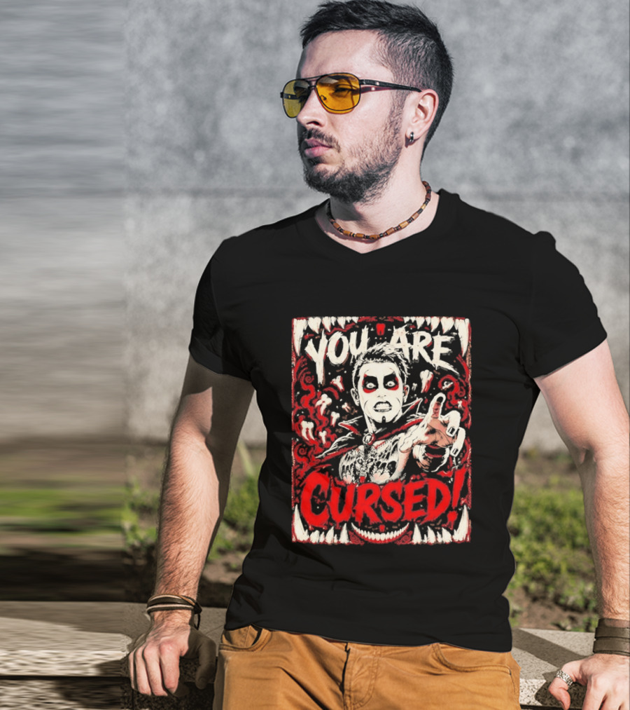 Danhausen You Are Cursed Pro Wrestling T-Shirt