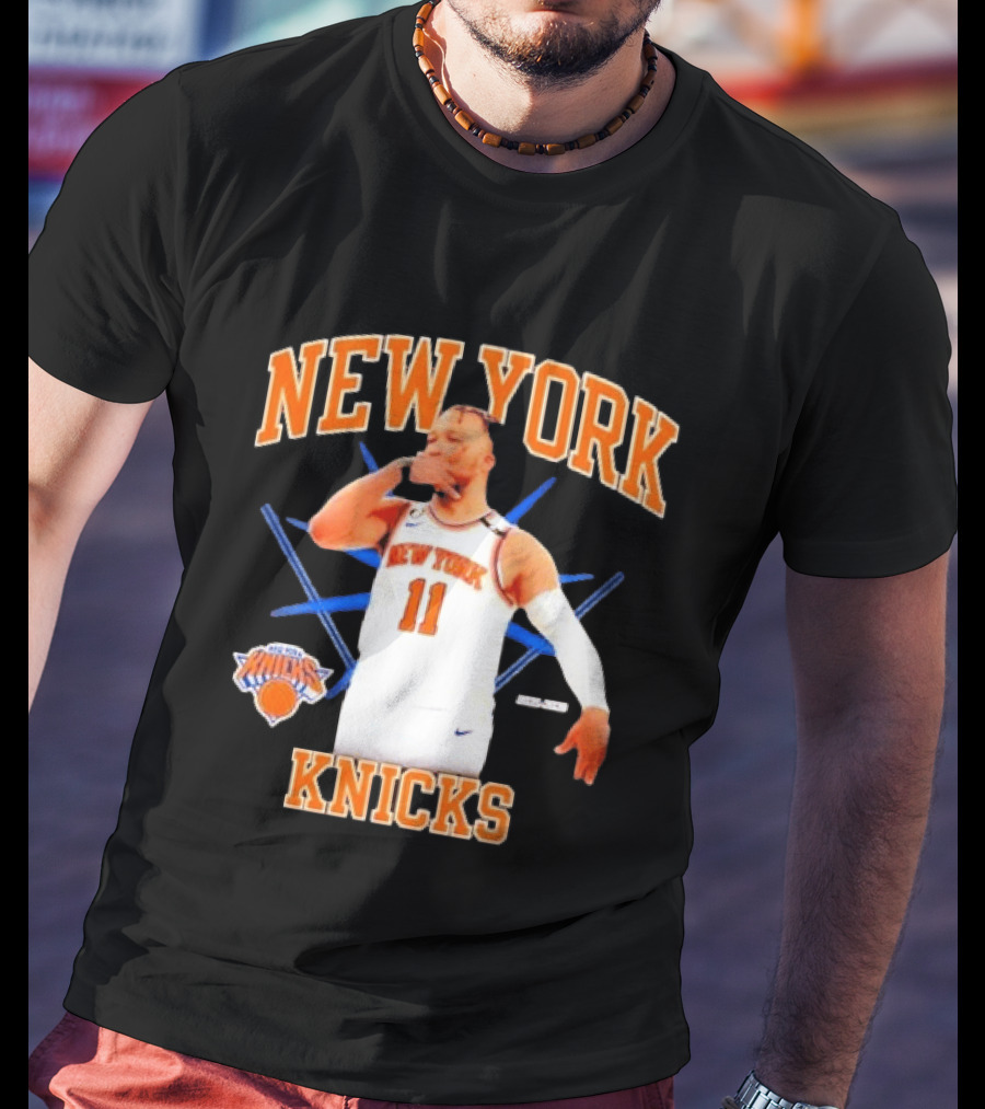 New York Knicks Jalen Brunson 11 NBA Basketball 3 Point 2026 T-Shirt