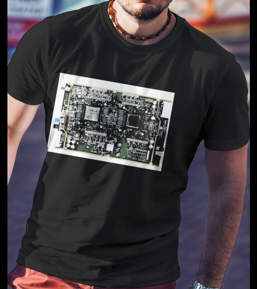 Tesla HW4 Brain Circuit Board Computer Chip Technology T-Shirt