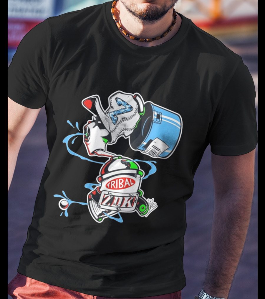 Tribal ZDK Paint Can Street T-Shirt