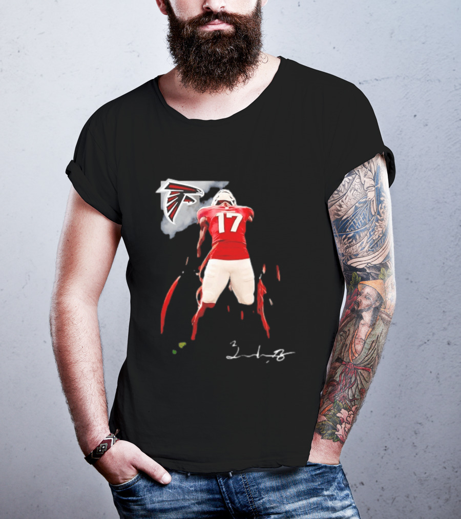 Atlanta Falcons Rookie Zachariah Branch Number 17 T-Shirt
