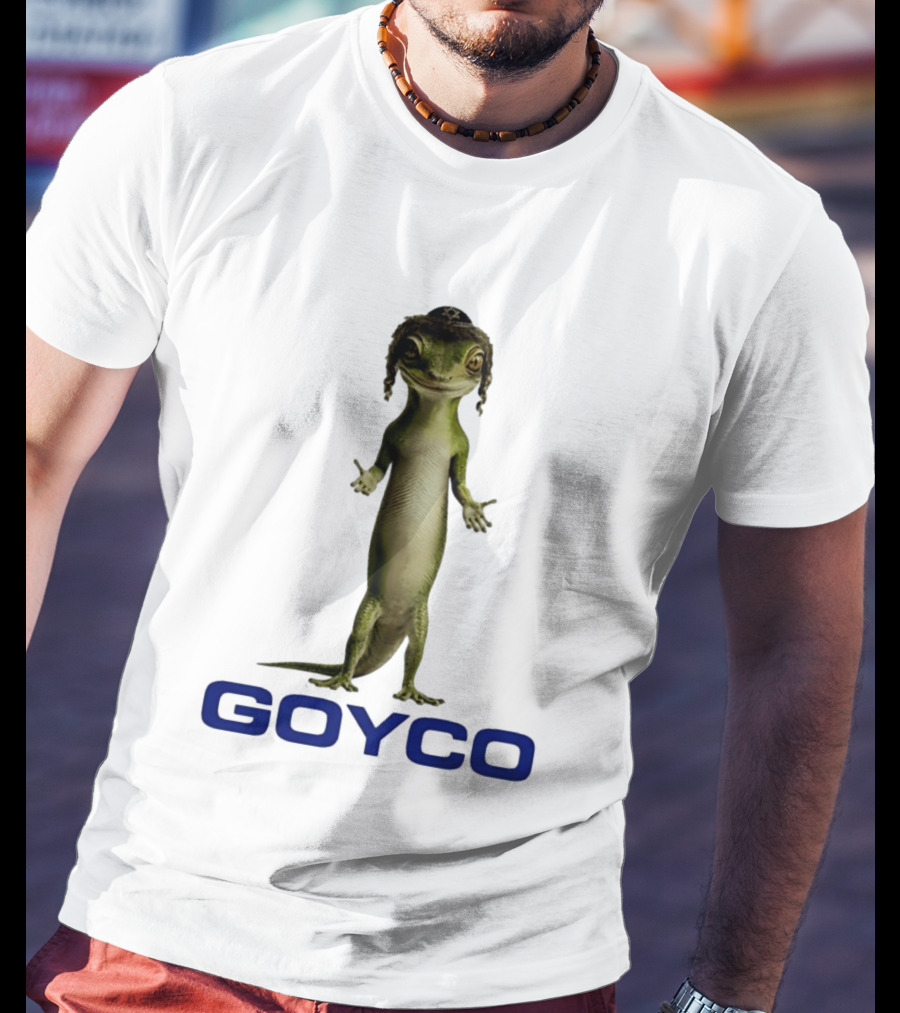 Goyco Lizard With Kippah And Payot T-Shirt
