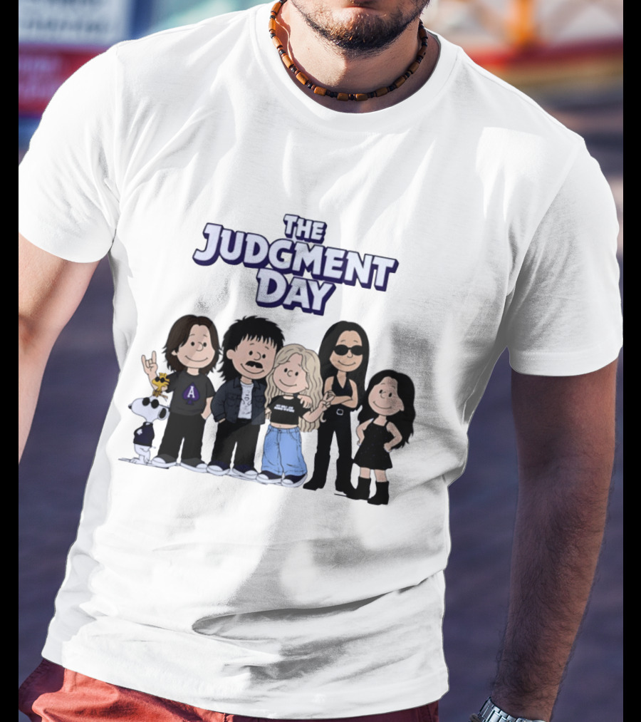 The Judgment Day Peanuts Cartoon Characters Mashup T-Shirt
