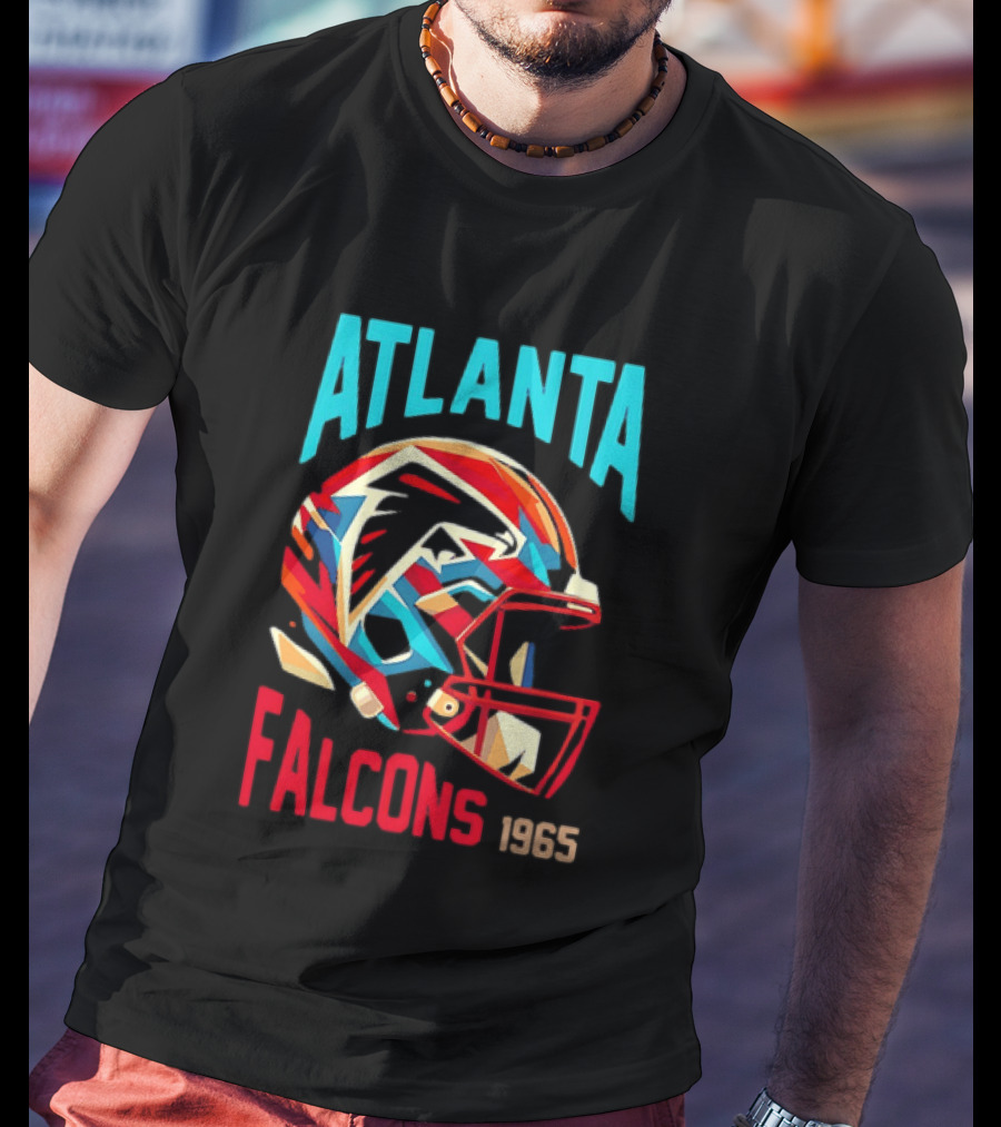 Atlanta Falcons 1965 Helmet Vintage Football Team T-Shirt