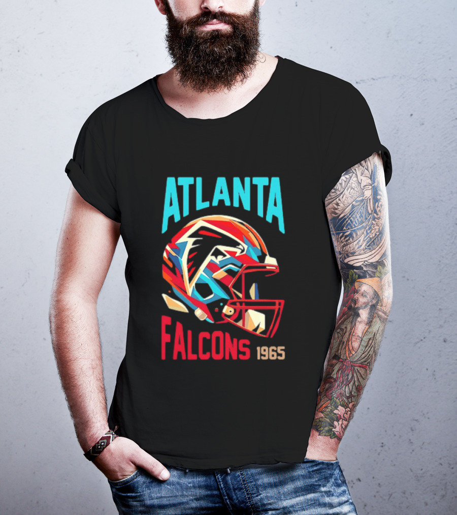 Atlanta Falcons 1965 Helmet Vintage Football Team T-Shirt