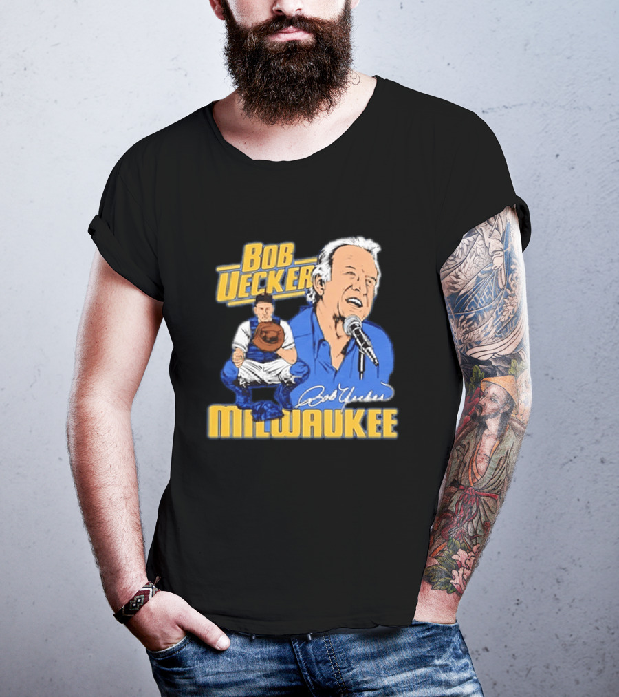 Bob Uecker Milwaukee Catcher Microphone 2026 T-Shirt