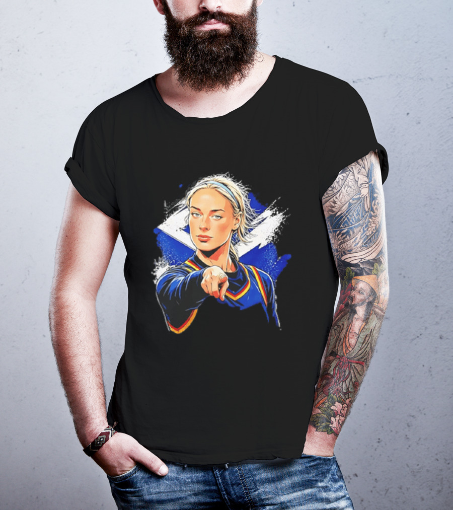 Indiana Fever Sophie Cunningham Pointing Meme T-Shirt