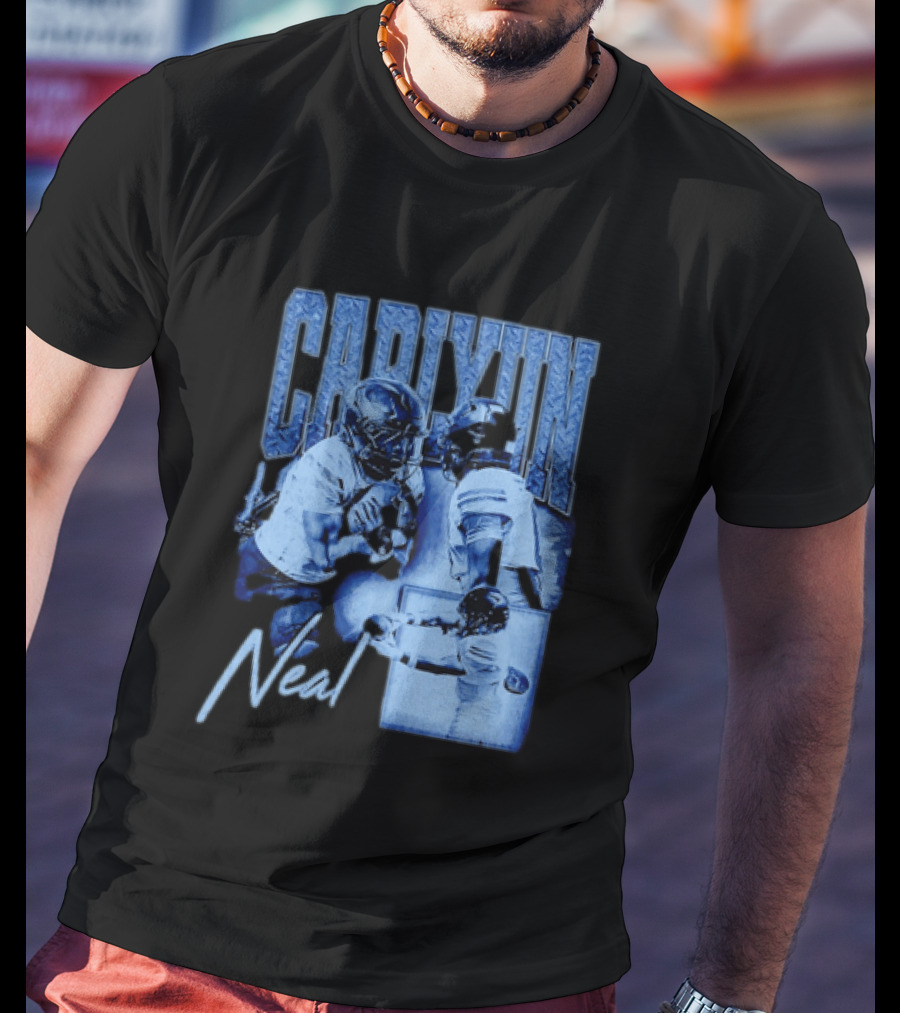 Carlyun Neal Alabama Crimson Tide Football Player Action Collage T-Shirt