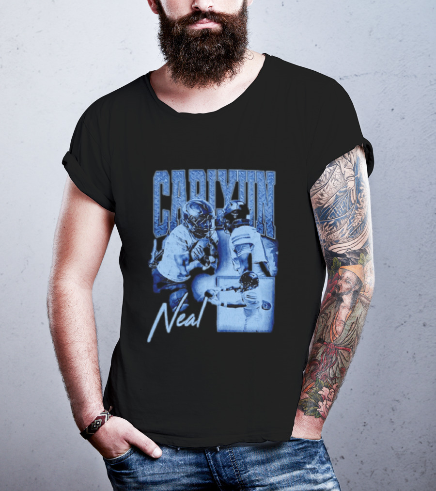 Carlyun Neal Alabama Crimson Tide Football Player Action Collage T-Shirt