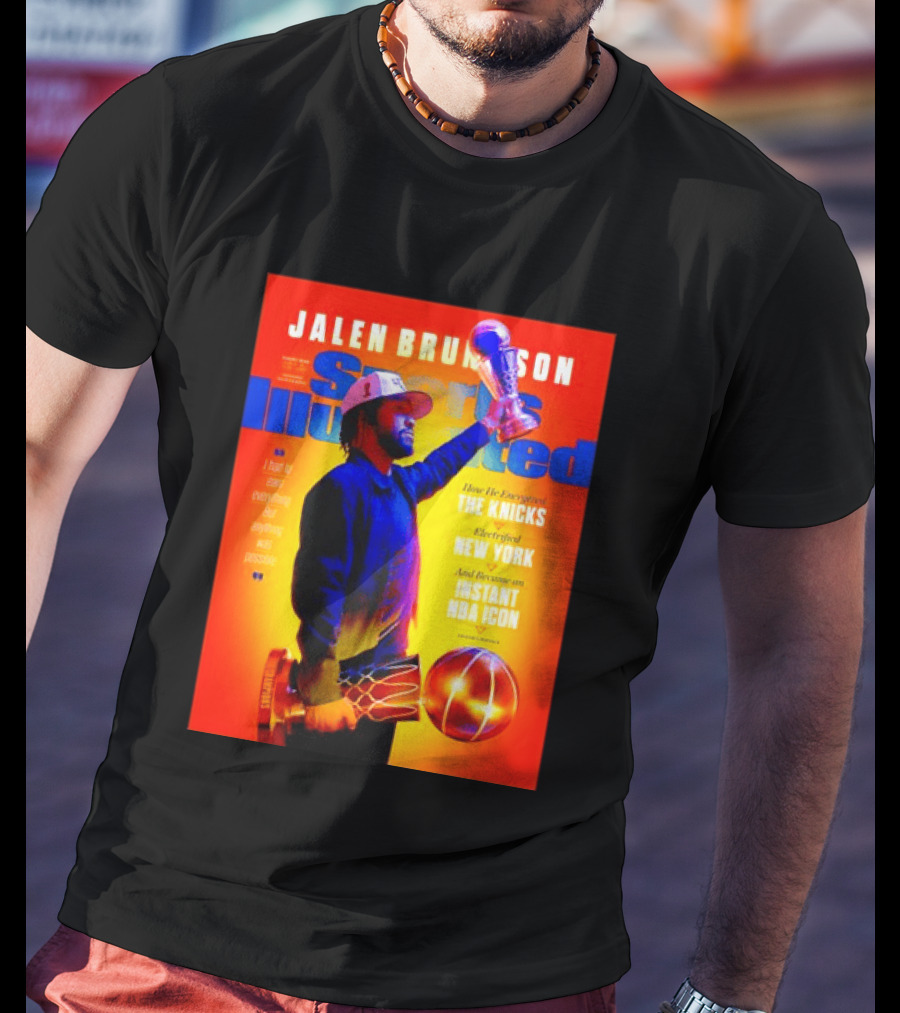 Jalen Brunson Sports Illustrated The Knicks Electrified New York Instant NBA Icon August 2026 T-Shirt